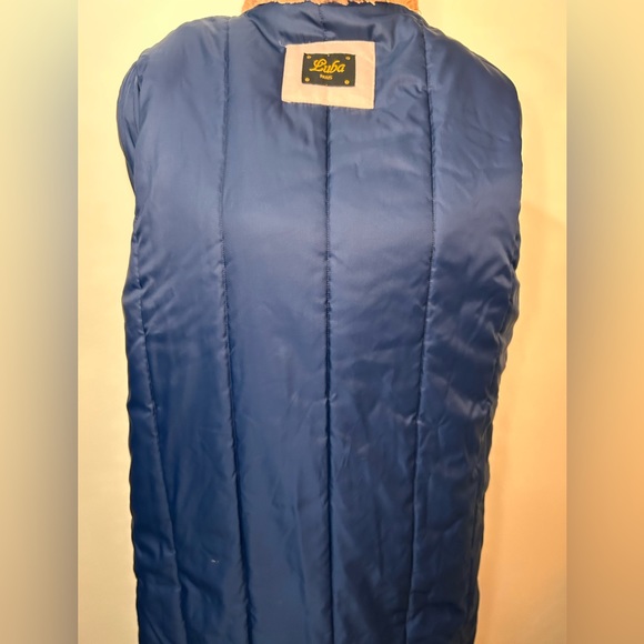 Vintage Luba Paris full length faux fur trim fleece detail lined trench coat - Picture 15 of 16